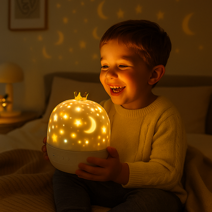LouLou MagicDream™ – Veilleuse & Projecteur 2-en-1 pour enfants