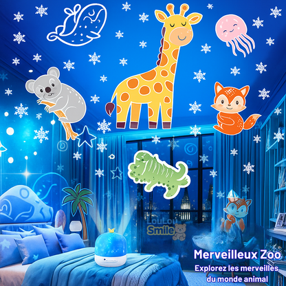 LouLou MagicDream™ – Veilleuse & Projecteur 2-en-1 pour enfants