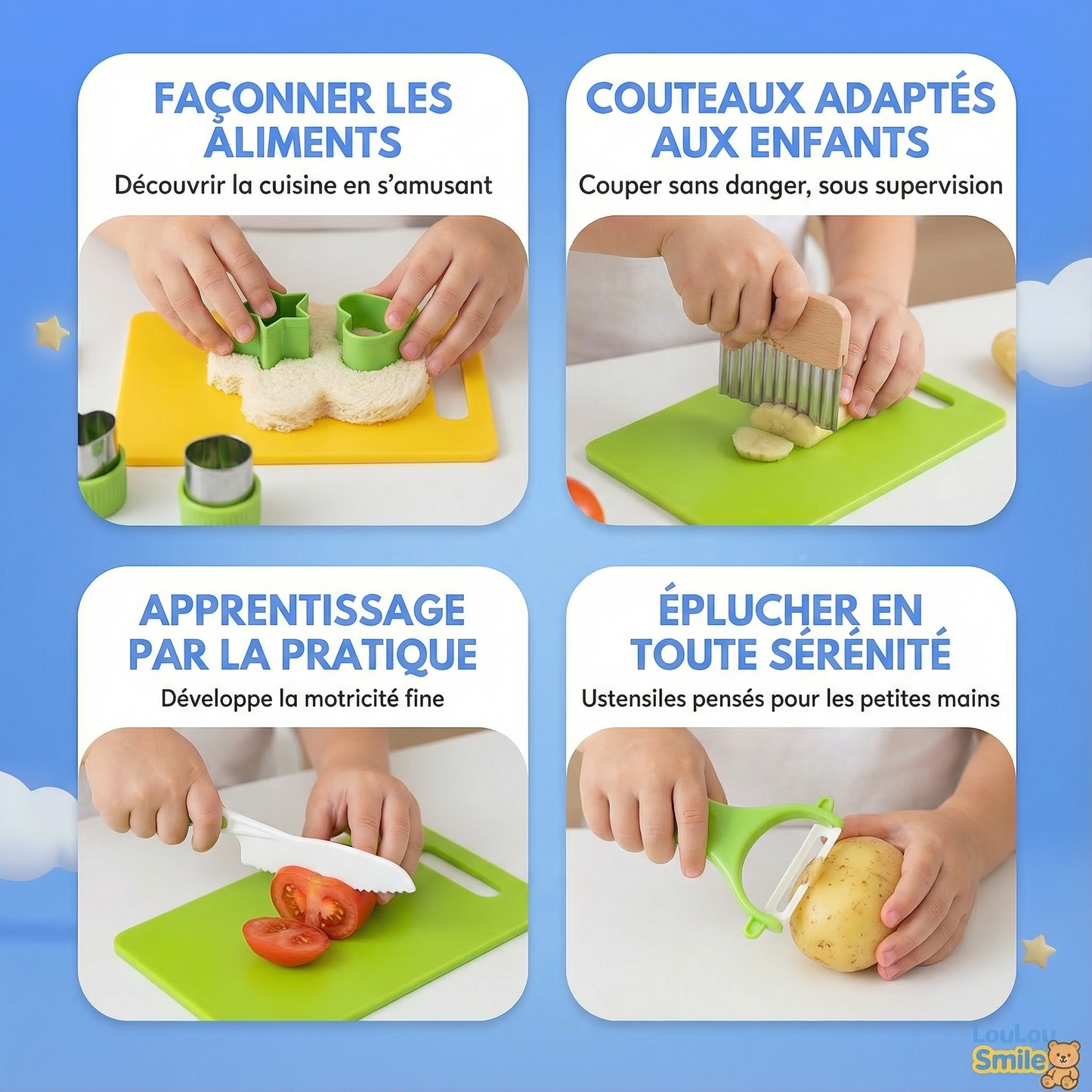 LouLouChef™ – Kit de Cuisine Ludique et Éducatif