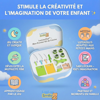 LouLouChef™ – Kit de Cuisine Ludique et Éducatif