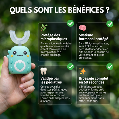 DinoBrosse™ – Brosse à dents 360° pour enfants