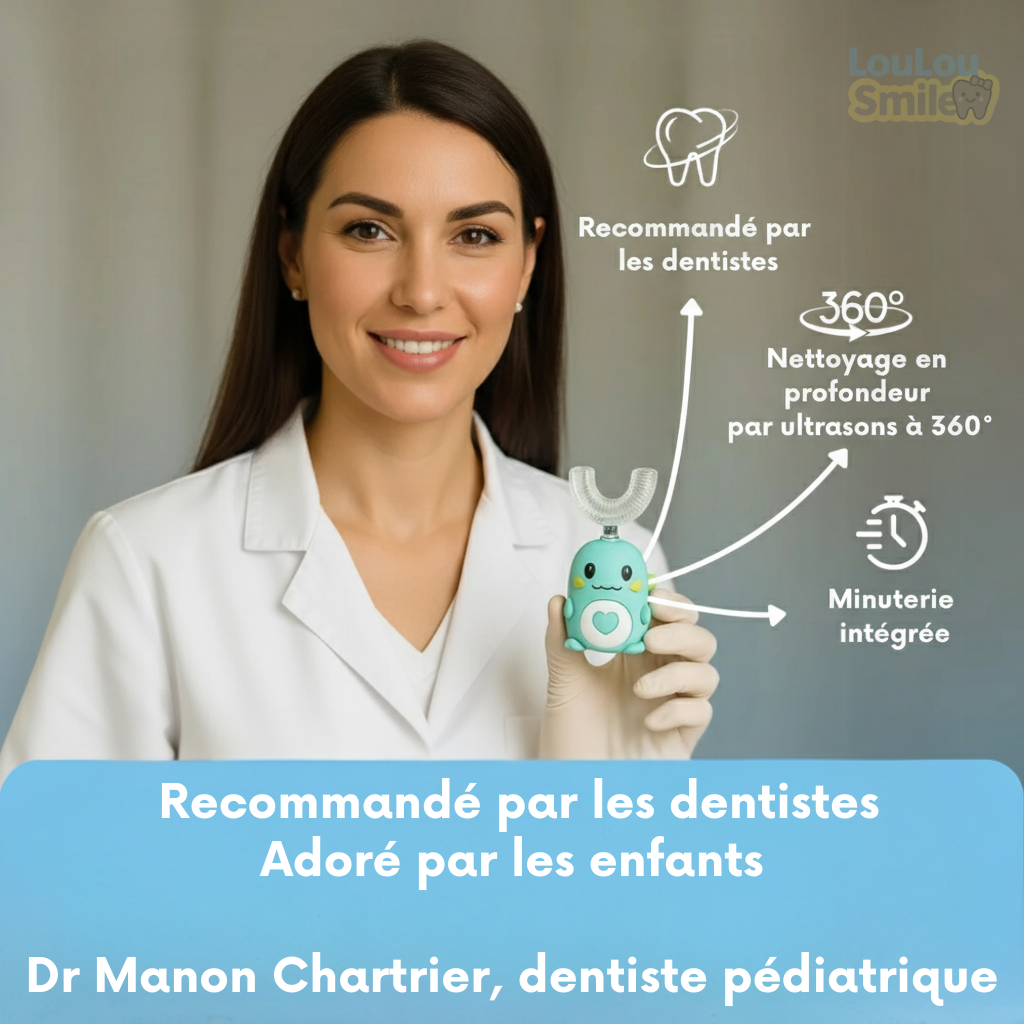 DinoBrosse™ – Brosse à dents 360° pour enfants