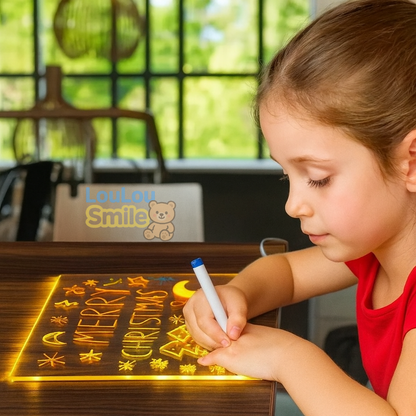 LouLouScreen™ - Planche à dessin lumineuse à LED pour enfants
