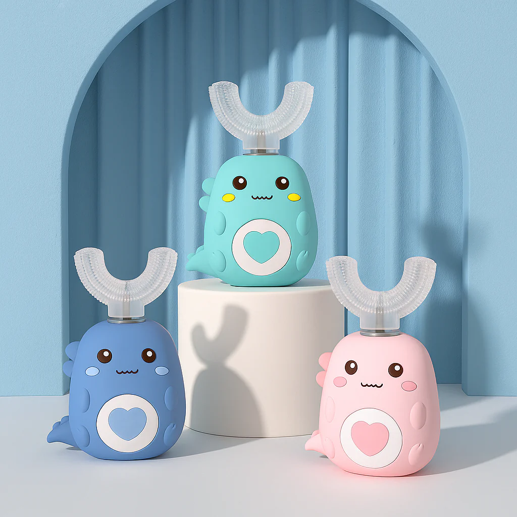 DinoBrosse™ – Brosse à dents 360° pour enfants